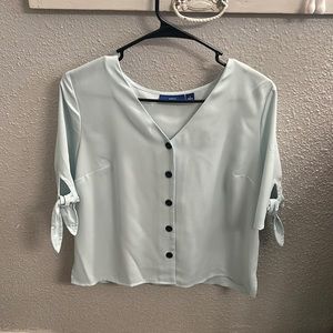 Mint Green Blouse